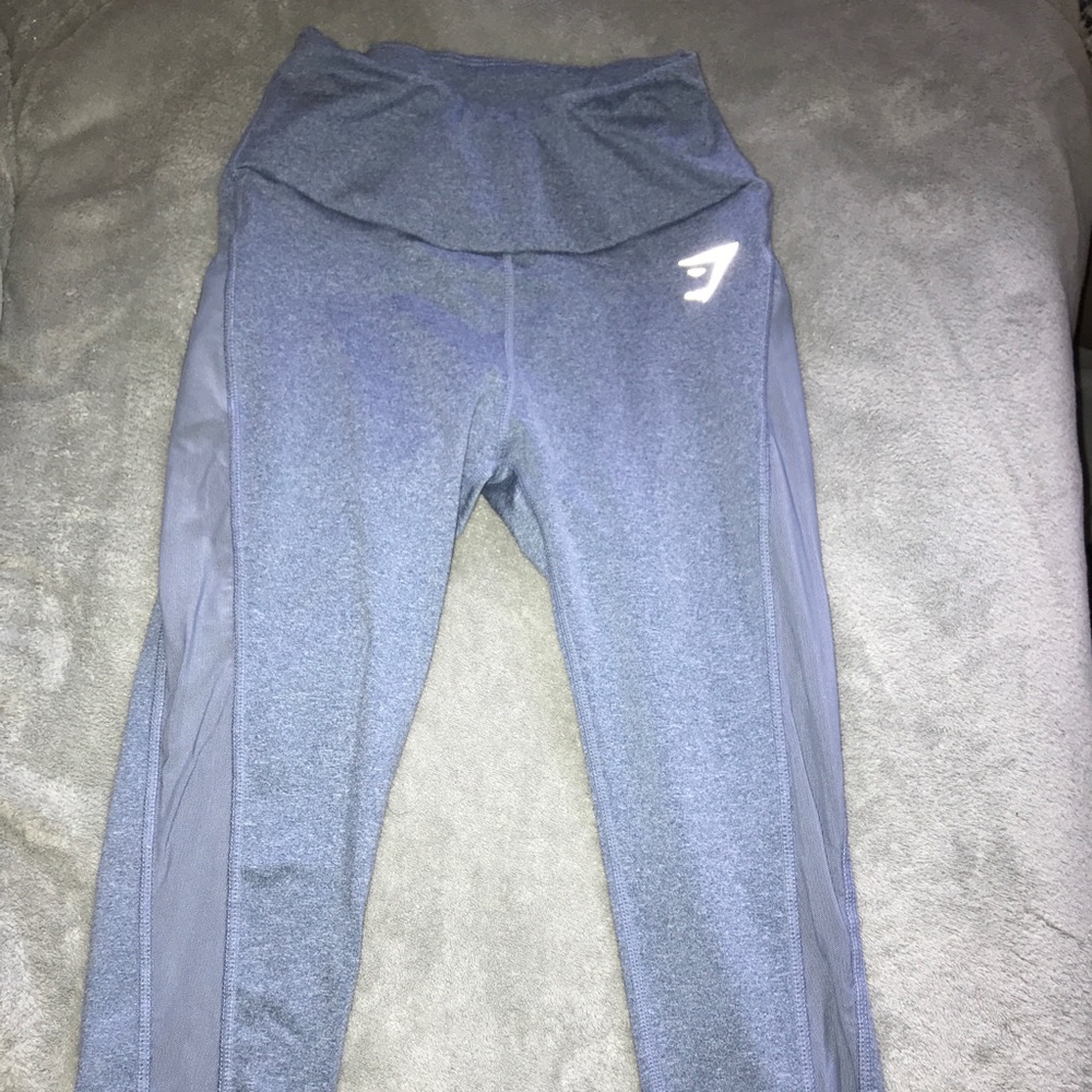 Gymshark sculpture leggings slate blue XS